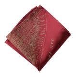 San Francisco City Map Pocket Square, Accessories for Men, by Cyberoptix