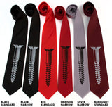 Reds and blacks microfiber array.