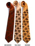 Chocolate ink on cinnamon, pale gold, mustard microfiber.