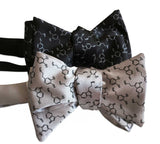 Serotonin & Dopamine Bow Tie, Happiness Molecules Tie, by Cyberoptix