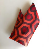 The Shining Inspired Pocket Square, Overlook Hotel Carpet Pattern