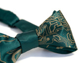 green Circuitboard bowtie, by cyberoptix