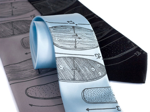 Skateboard Necktie, "Skate or Tie"