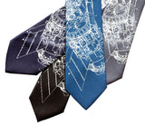 Science ties, skylab prints by Cyberoptix Tie Lab