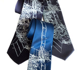 Skylab Necktie. NASA Space Station print ties by Cyberoptix.