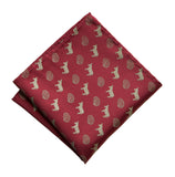 Brains And Donkeys Pattern Pocket Square, by Cyberoptix