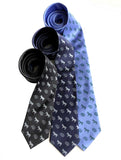 Smart Ass Neckties, Brain & Donkey Pattern Tie, by Cyberoptix