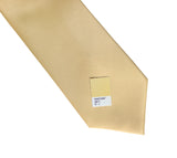 Tan solid color necktie, soft gold tie by Cyberoptix Tie Lab