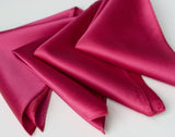 Solid Color Pocket Squares, no print, by Cyberoptix. Fuchsia hot pink