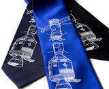 Blue Apollo Soyuz astronaut neckties.