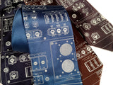 Nasa Space Shuttle Necktie: french blue tie.