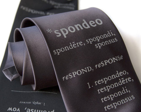 Spondeo: Vow Microfiber Necktie