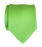 Spring Green solid color necktie, green tie by Cyberoptix Tie Lab