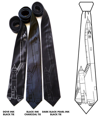 SR-71 Blackbird Silk Necktie
