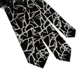 Black antler neckties.