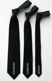 Width comparison: regular, narrow, skinny ties