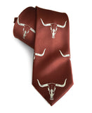 Longhorn Skull necktie by Cyberoptix