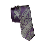 Octopus Tentacles Necktie, Eggplant Tie