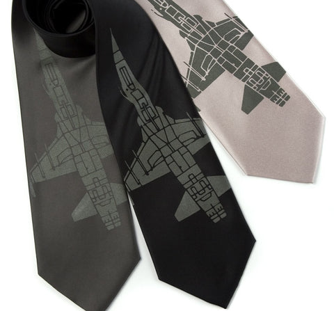 Tie Fighter Silk Necktie