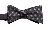 Tiny Octopus Print Black Bow Tie, Octopi Pattern Ties, by Cyberoptix