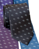 Tiny Racing Bike Necktie, Bicycle Pattern Tie, by Cyberoptix