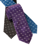 Tiny Bicycle Print Neckties, Subverted Pattern Tie, by Cyberoptix