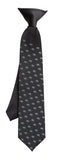 Tiny Racing Bike Kid's Tie, Boy's Clip-on Bicycle Pattern Necktie, by Cyberoptix