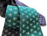 Tiny Octopus Neckties, Cephalopod Pattern Ties, by Cyberoptix