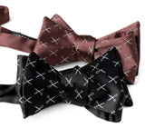 Scissors Bow Ties, Tiny Scissors Print Ties by Cyberoptix