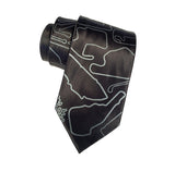 Race Tracks of the World fabric face cover, track map adjustable mask