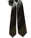 Olive green Tire Tread Neckties