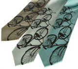 Bicycle Necktie. Triple Cruiser Bike Tie