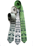 Nordic Print Holiday Sweater ties, by Cyberoptix