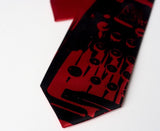 Black on red kiddie tie.