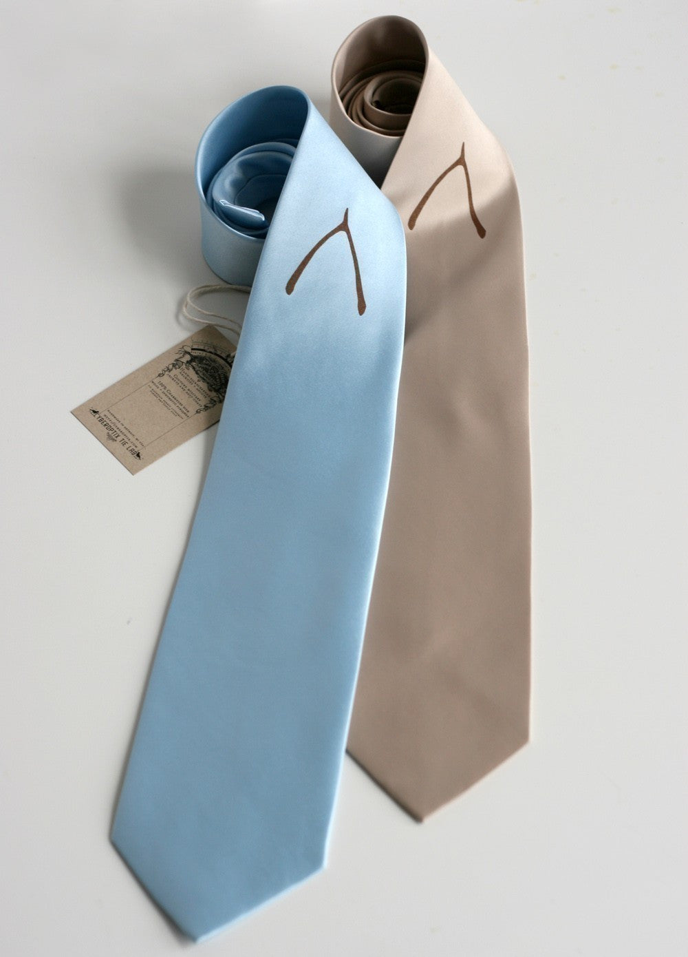 Wishbone Silk Necktie – Cyberoptix TieLab