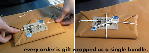 Kraft Tissue Paper + Butcher's Twine