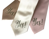 Yes Print wedding neckties, by Cyberoptix