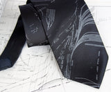 Black Zug Island Necktie